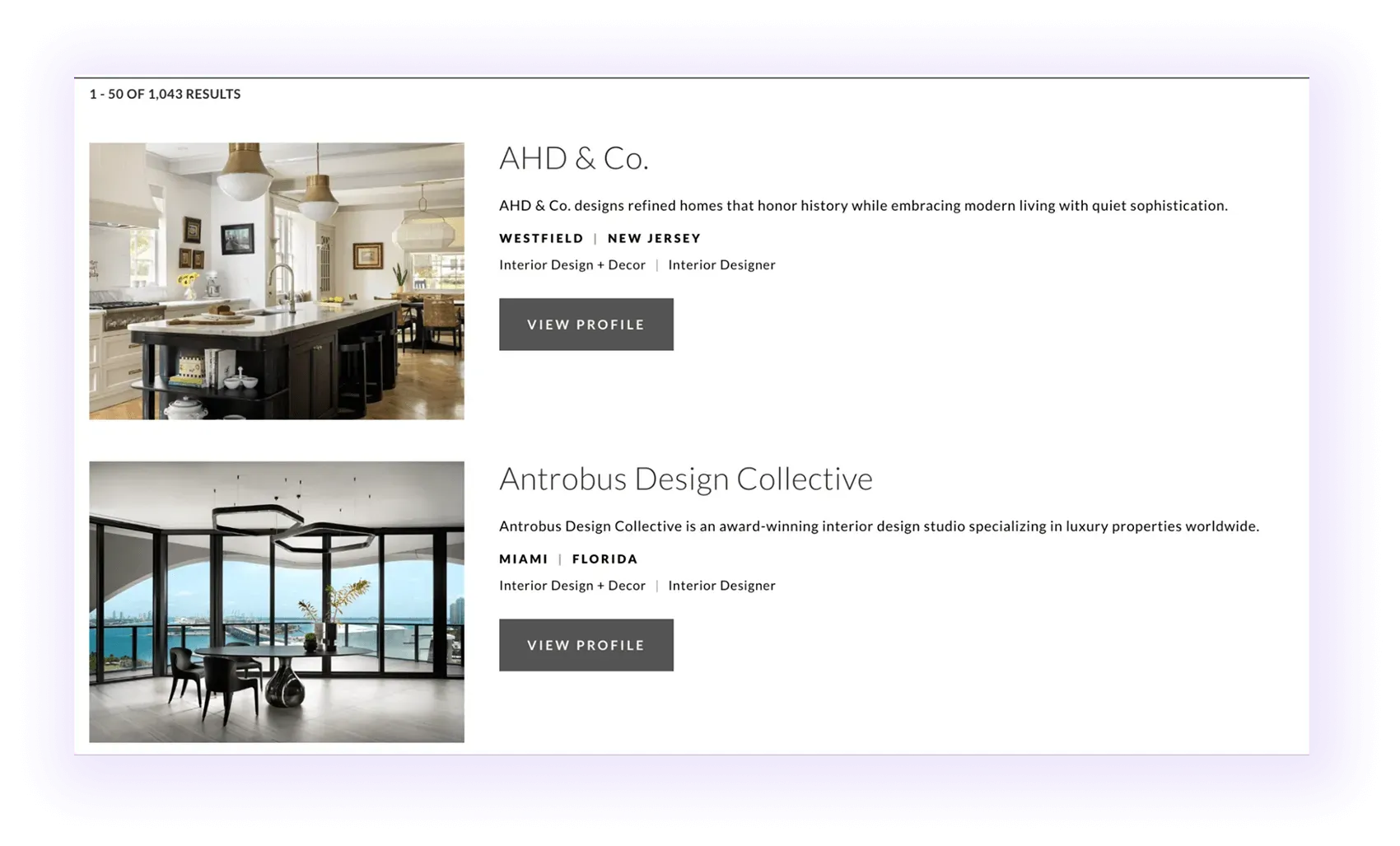Directories for Interior Design SEO