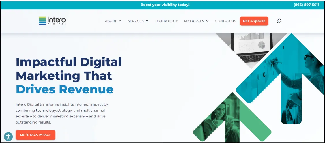 best seo company in Denver - intero digital