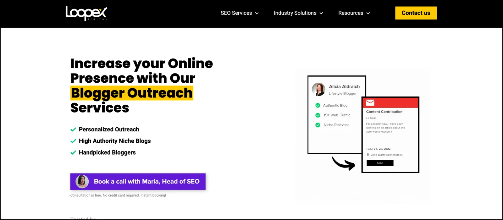 Loopex Digital homepage